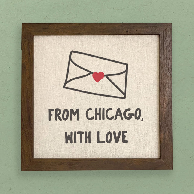 From City with Love - Custom Framed Sign