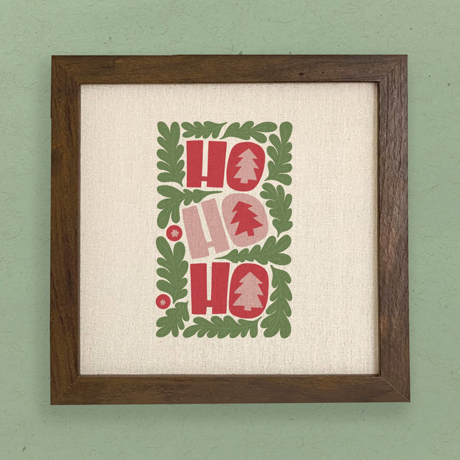 Ho Ho Ho - Framed Sign