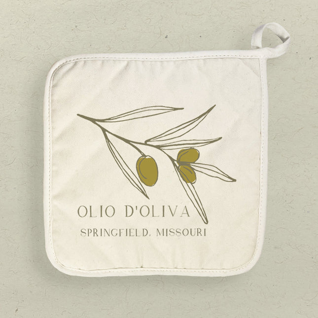Olio d'Oliva City State - Custom Cotton Pot Holder