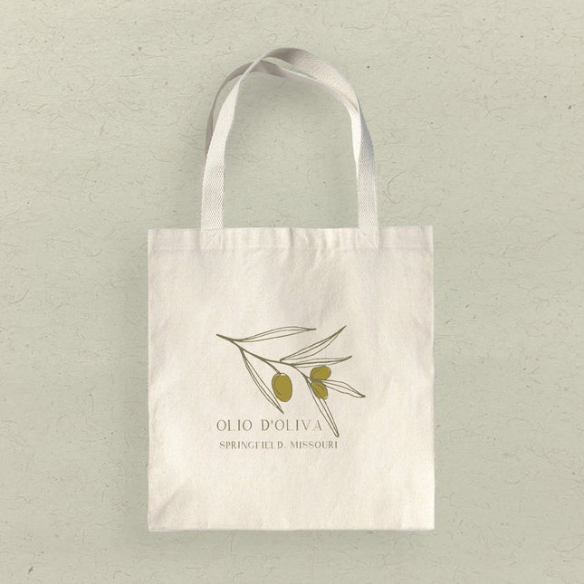 Olio d'Oliva City State - Custom Canvas Tote Bag