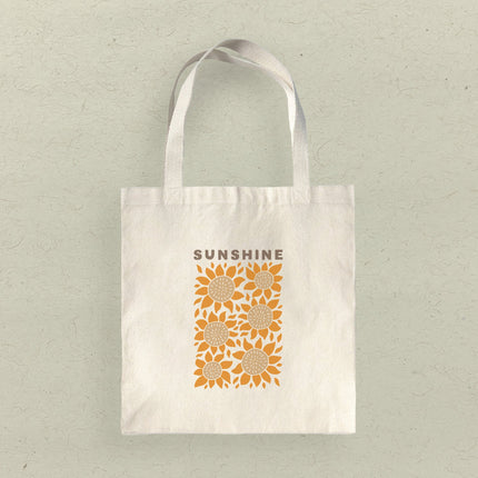 Sunflower Poster - Canvas Tote Bag