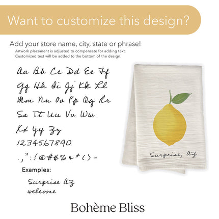 Lemon - Customizable Square Canvas Pillow