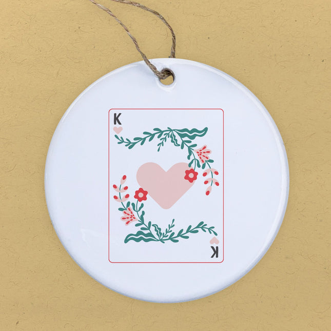 King of Hearts - Valentine's Day Ornament