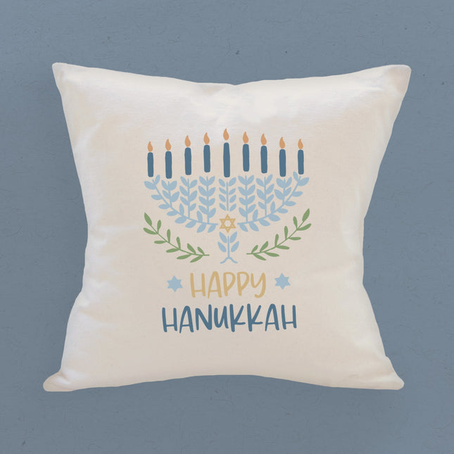 Happy Hanukkah - Square Canvas Pillow