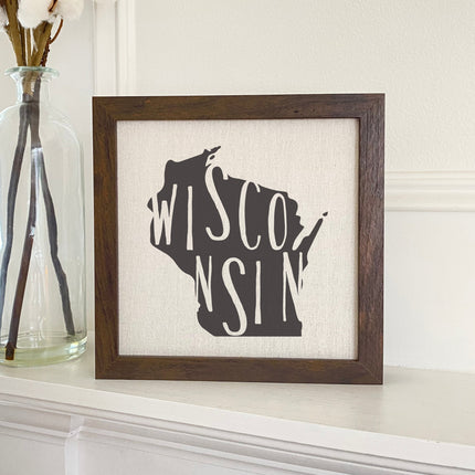 State Art (State Name) - Custom Framed Sign