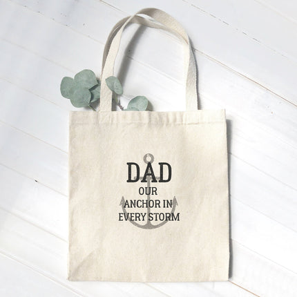 Anchor in Every Storm - Father's Day Canvas Tote Bag