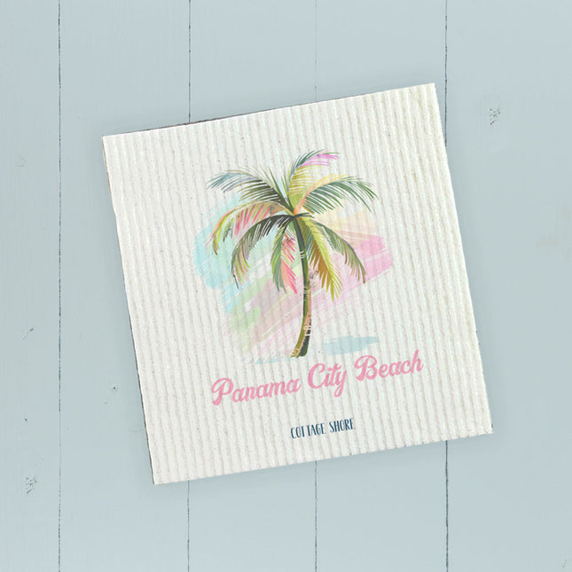 Palm Tree Watercolor - Custom Swedish Dish Cloth
