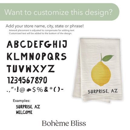 Snow globe Tree - Customizable Cotton Pot Holder