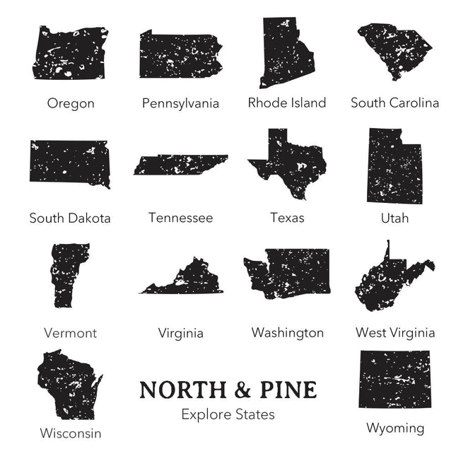 Explore State w/ City, State - Custom Canvas Tote Bag