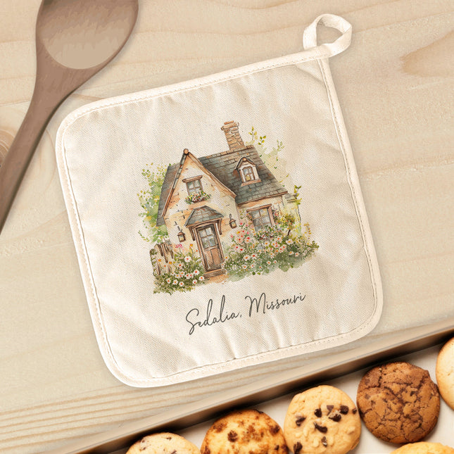 Spring Cottage - Custom Cotton Pot Holder
