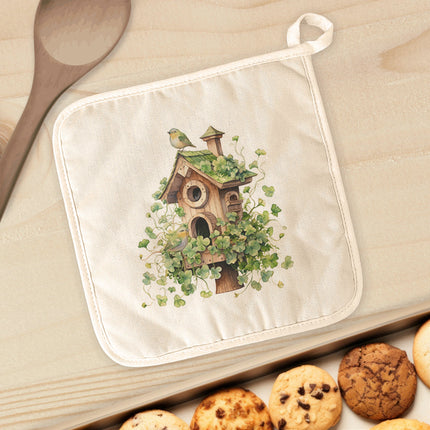 Clover Bird House - St. Patrick's Day Cotton Pot Holder