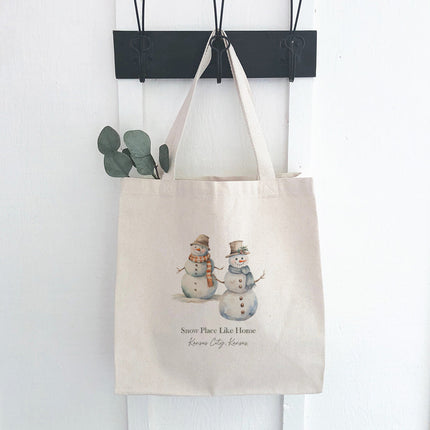 Snow Place Like Home - Custom Canvas Tote Bag