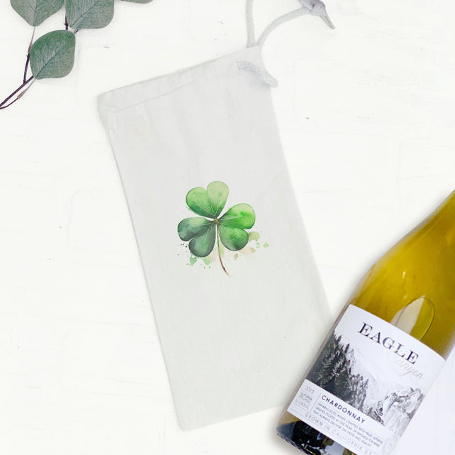 Shamrock - Canvas Wine Bag