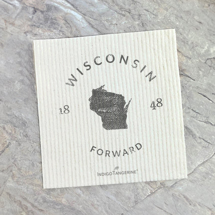 State Badge and Motto - Custom Swedish Dish Cloth