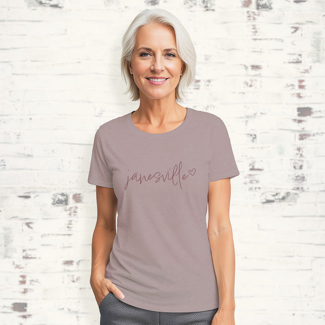 Cursive Heart - Custom Women's T-Shirt