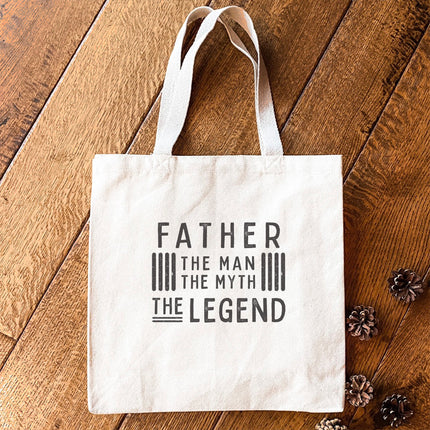 Father The Legend - Father's Day Canvas Tote Bag