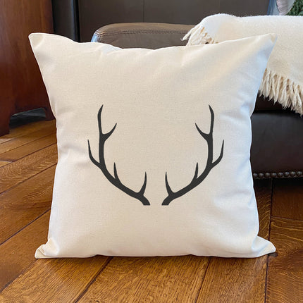Antlers - Customizable Square Canvas Pillow