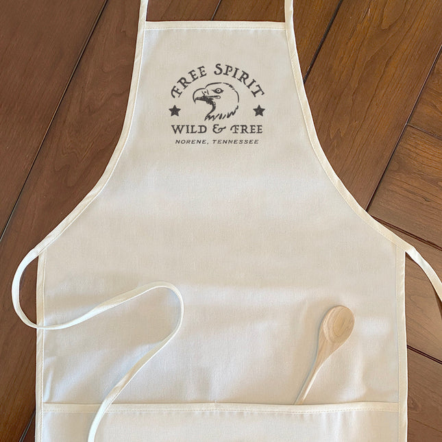 Free Spirit w/ City, State - Custom Women's Apron