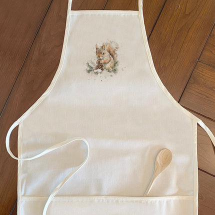 Pinecone Squirrel - Customizable Women's Apron