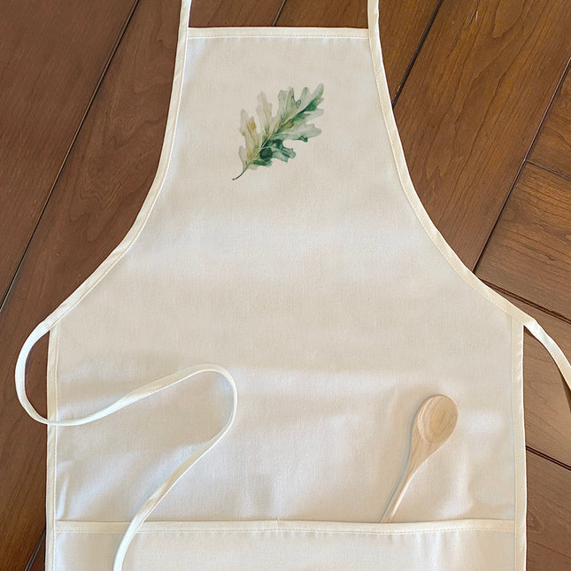 Green Oak Leaf - Women's Apron