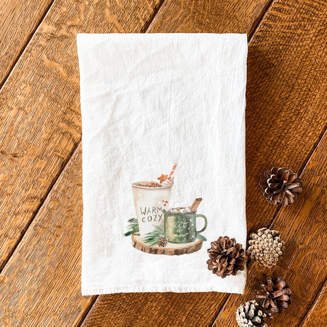 Warm Drinks - Cotton Tea Towel