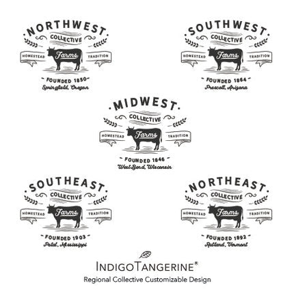 Regional Collective - Custom Canvas Wine Bag