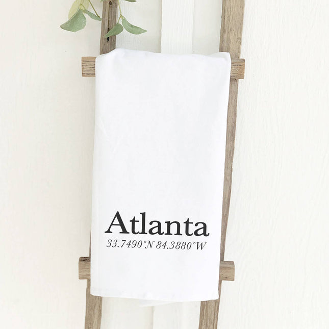 City and Coordinate - Custom Cotton Tea Towel