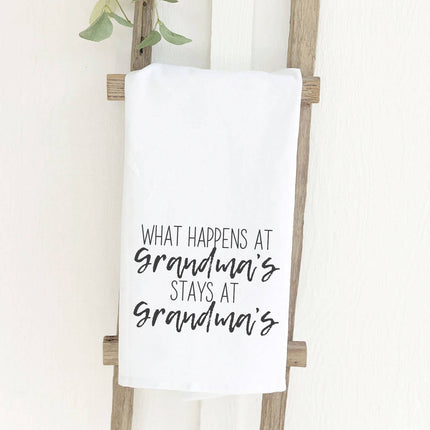 What Happens at Grandma's - Cotton Tea Towel