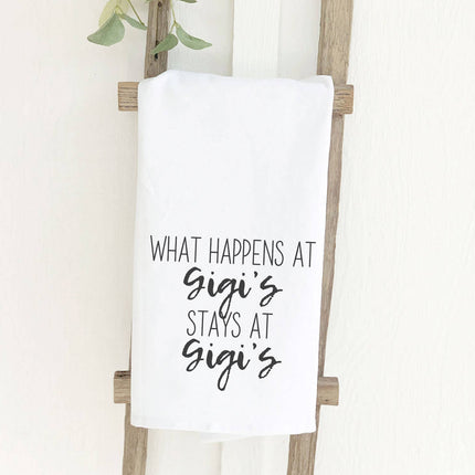 What Happens at Gigi's - Cotton Tea Towel
