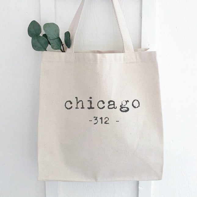 Area Code - Custom Canvas Tote Bag