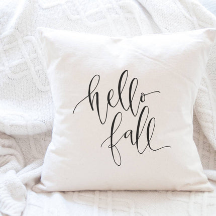 Hello Fall - Square Canvas Pillow