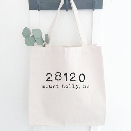 Zip Code - Custom Canvas Tote Bag