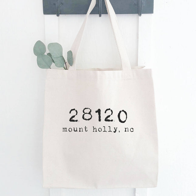 Zip Code - Custom Canvas Tote Bag