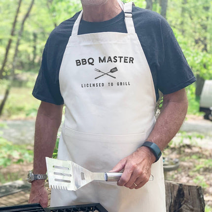 Dad's BBQ Master Licensed to Grill - Men's Apron