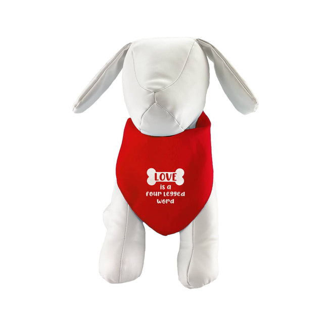 Sentimental Pet Bandana - Love is a Four Legged Word