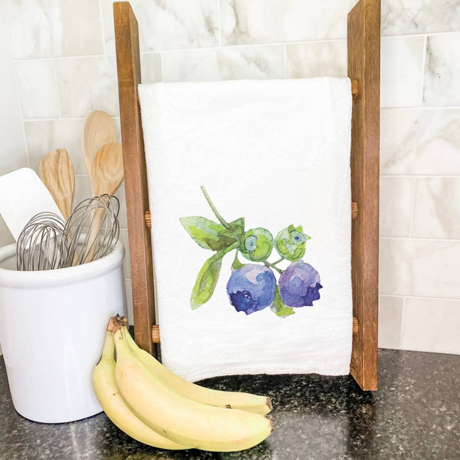 Blueberries - Customizable Cotton Tea Towel