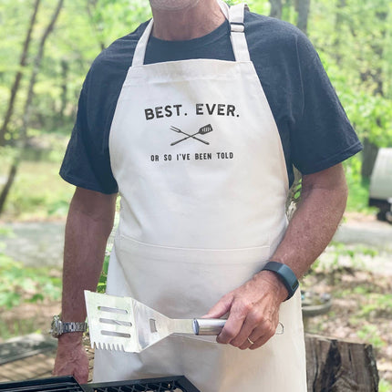 Dad's Best Ever or so I've Been Told - Men's Apron