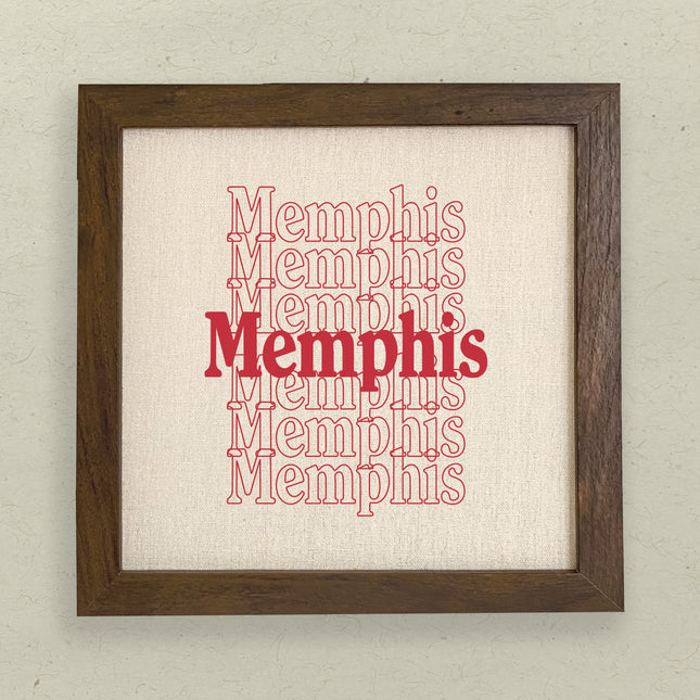 Retro Repeats - Custom Framed Sign