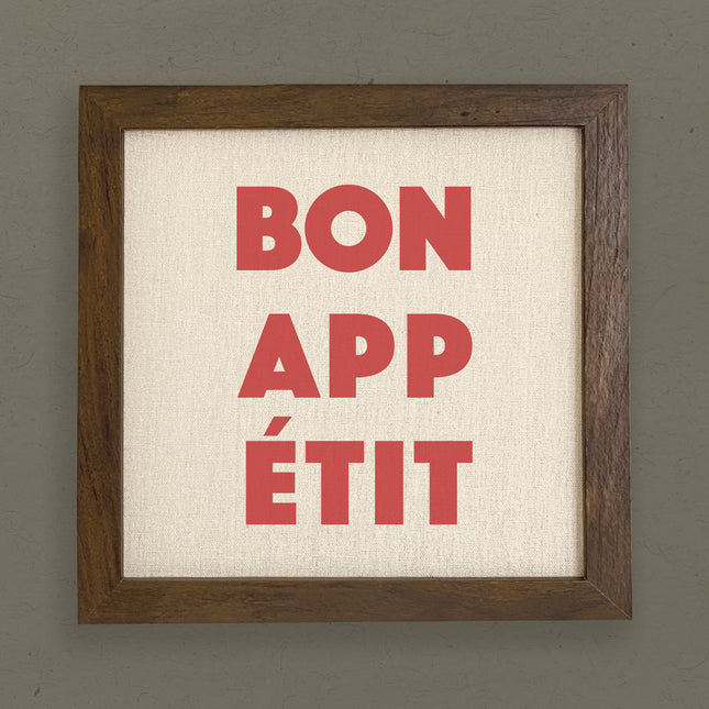 Bon Appetit - Framed Sign