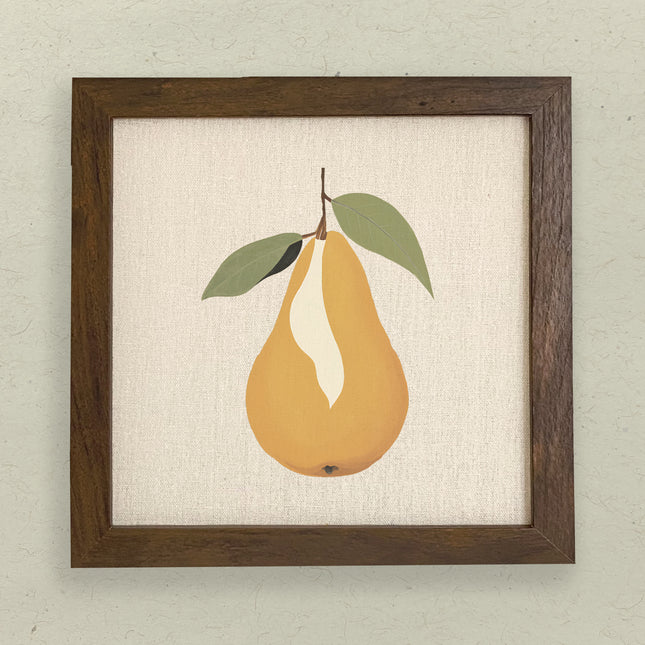 Pear - Framed Sign