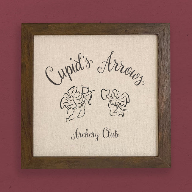 Cupid's Arrows - Valentine's Framed Sign