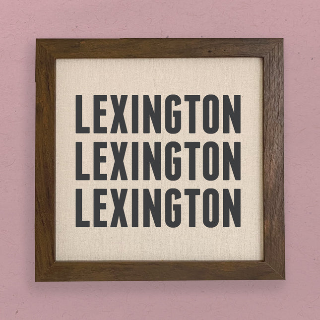 Simple Repeats - Custom Framed Sign