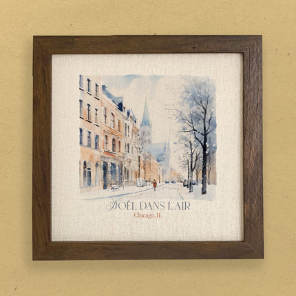 Christmas In The Air - Custom Framed Sign