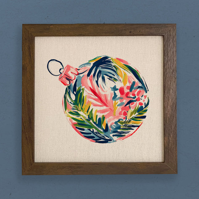 Christmas Bauble - Framed Sign