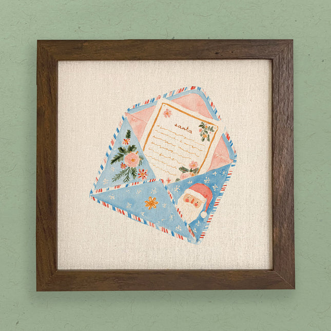 Dear Santa - Customizable Framed Sign