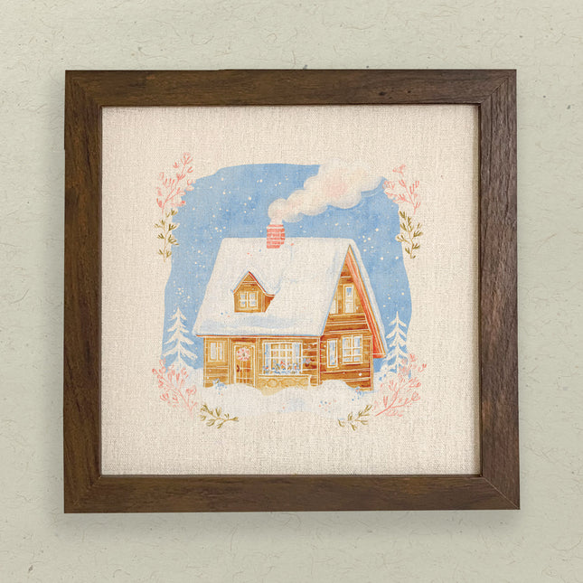 Hygge Cabin - Customizable Framed Sign