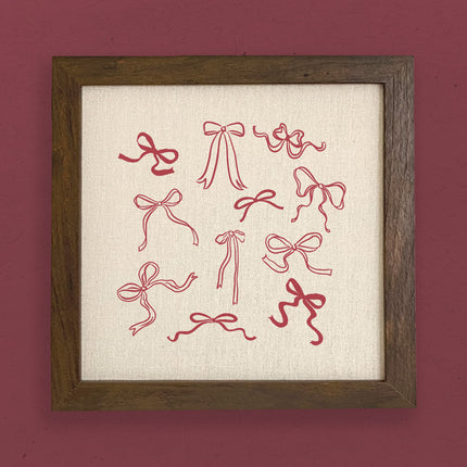 Bows - Framed Sign