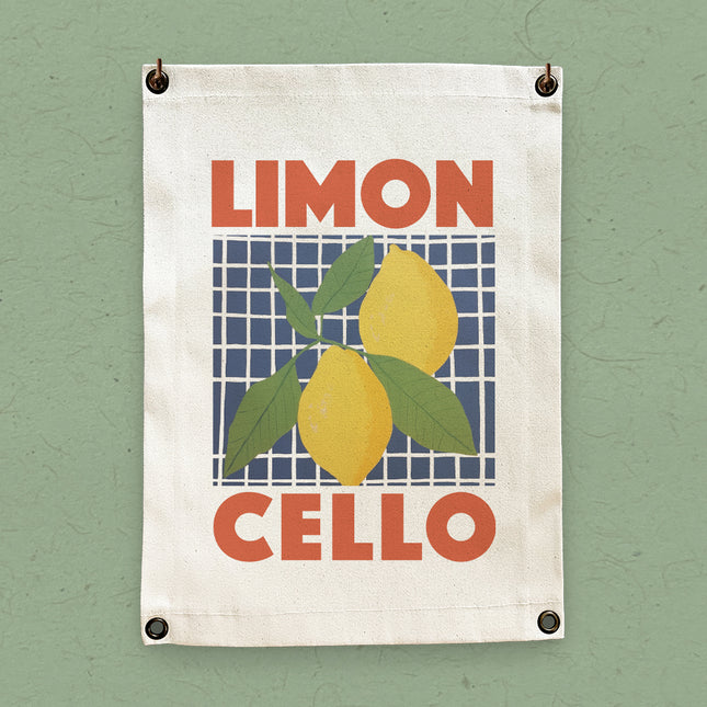 Limoncello - Canvas & Grommet Wall Hanging