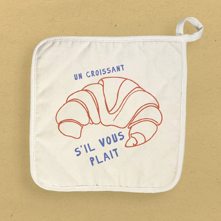 Un Croissant - Cotton Pot Holder