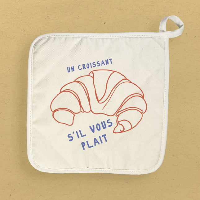 Un Croissant - Cotton Pot Holder